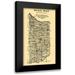 Knight 10x14 Black Modern Framed Museum Art Print Titled - Lake Indiana - Knight 1906