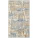 Calvin Klein Rush Contemporary Geometric Abstract Area Rug 2 2 x 3 9 Rectangle - Blue/Beige