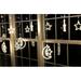 High Quality Curtain Lights Neon Moon Star String Festival Bright Stars Lights Light Holiday Party DÃ©cor Led Perfect for Xmas Holidays Birthdays Office Home Business 9pcs/set (Warm White) ~8ft wide