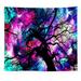 CUH Blacklight Skull Wall Hanging Hippie Home Trippy Bedspread Colorful Decor Bedroom Tapestries ld010 200*150cm/79 x59