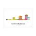 Marlene Watson New Orleans Louisiana Skyline Canvas Art