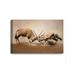 DECORARTS - Gemsbok Battle. Giclee Prints Cotton Canvas Stretched Wall Decor. Wild Animal Wall Art. Safari Art. 18x12