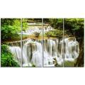 Design Art Huai Mae Khamin Waterfall 4 Piece Photographic Print on Wrapped Canvas Set