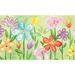 Toland Home Garden Spring Blooms Flower Spring Door Mat 18x30 Inch Doormat
