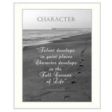 Character By Trendy Decor4U Printed Framed Wall Art Wood Multi-Color