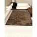 8 x 10 ft. Hand Tufted Polyester Contemporary Shag Area Rug Beige & Brown