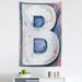 Letter B Tapestry Printing Design Wooden Block Letters Capital Rough Aged Worn Look Fabric Wall Hanging Decor for Bedroom Living Room Dorm 5 Sizes Multicolor by Ambesonne