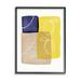 Stupell Industries Lemon Line Abstraction Modern Geometric Pop Shapes 24 x 30 Designed by Linda Woods