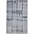 5 X 8 Rug Wool Grey Modern Hand Tufted Shibori Tie Dye Room Size Carpet