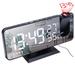 Projection Alarm Clock for Bedroom Ceiling Digital Alarm Clock Radio with USB Charging Ports 7.3 Large LED Screen Alarm Clock 4 Dimmer Dual Alarm Clock with Snooze Function