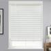 MOOD Custom Faux Wood Blinds | 68 Inch Blinds for Windows | 68 Inches Wide x 48 Inch Tall | 2 Inch Cordless Blackout Venetian Shade for Interior Windows and Doors | Luxe White | 68 W x 48 H