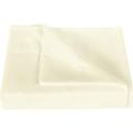500 Thread Count 3 Piece Flat Sheet ( 1 Flat Sheet + 2- Pillow cover ) 100% Egyptian Cotton Color Ivory Solid Size Full