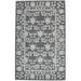 Wool Charcoal Rug 5X8 Persian Hand Tufted Sarouk Floral Room Size Carpet