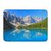 LADDKE Blue Landscape Lake Morraine Banff National Park Ab Beauty Canada Rocky Doormat Floor Rug Bath Mat 23.6x15.7 inch