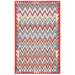 SAFAVIEH Aspen Fleur Zig Zag Area Rug Red/Ivory 4 x 6