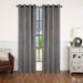 Geometric Wave Blackout Curtain Panels 52 x 120 Silver by Blue Nile Mills