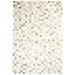 4X6 Rug Leather Beige Modern Flatweave Scandinavian Geometric Room Size Carpet