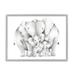 Stupell Industries Baby Elephants with Animal Family Cute Pink Heart 11 x 14 Designed by Studio Q