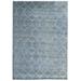 EORC BLUE / SILVER Hand Knotted Wool Contemporary Agra Rug 8 x 10