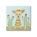 Stupell Industries Small Chihuahua Dog Sombrero Desert Cactus Plants Kids Painting Gallery-Wrapped Canvas Print Wall Art 30 x 30 Design by Heather Strianese