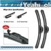 Yeahmol 24 +22 Fit For Nissan Titan 2015 Windshield Wiper Blades Replacement Wiper Blades For Car Front Window (Set of 2 24 Inch + 22 Inch J U HOOK)