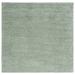 SAFAVIEH Laguna Neven Plush Solid Shag Area Rug Light Sage 3 x 3 Square