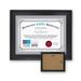 Hauz FRM0226 - 8.5x11 Document Or Picture Frame Black