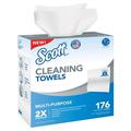 Scott Multi-Purpose Disposable Cleaning Towels 1 Easy-Dispensing Box 176 Total Towels
