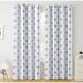 Arrow Print Blackout Grommet Curtain Panels