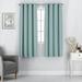 Blackout Curtains 45 inches Long for Bedroom Grommet Insulated Room Darkening Curtains/Drapes Slate Blue 2 Panels