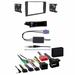 Metra 99-9109B 1 or 2 DIN Dash Kit w/ Interface & Antenna Adapter for Audi A3 Vehicles