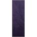 Furnish my Place Modern Plush Solid Color Rug - Purple 4 x 28 Pet and Kids Friendly Rug. Made in USA Runner Area Rugs Great for Kids Pets Event Wedding