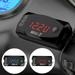 windfall 3 in 1 Universal Motorcycle Electronic Clock Thermometer Voltmeter Watch Waterproof Display