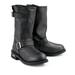Xelement 1440 Men s The Classic Black Engineer Motorcycle Leather Boots (in Wide and Regular Width) 10.5W