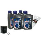 Cyclemax Full Synthetic Oil Change Kit for 2020-2021 Suzuki DL1050 VSTROM with 10W-40 Oil