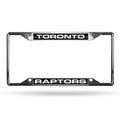 Toronto NBA Raptors All Corner EZ View Chrome Metal Laser Cut License Plate Frame