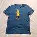 J. Crew Shirts | New Men's L J Crew Fisherman Graphic T-Shirt Made In The Usa | Color: Blue/Green | Size: L