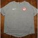 Nike Tops | Nike United States Olympic Team Tech Short Sleeve Sweatshirt Women's Large | Color: Gray | Size: L