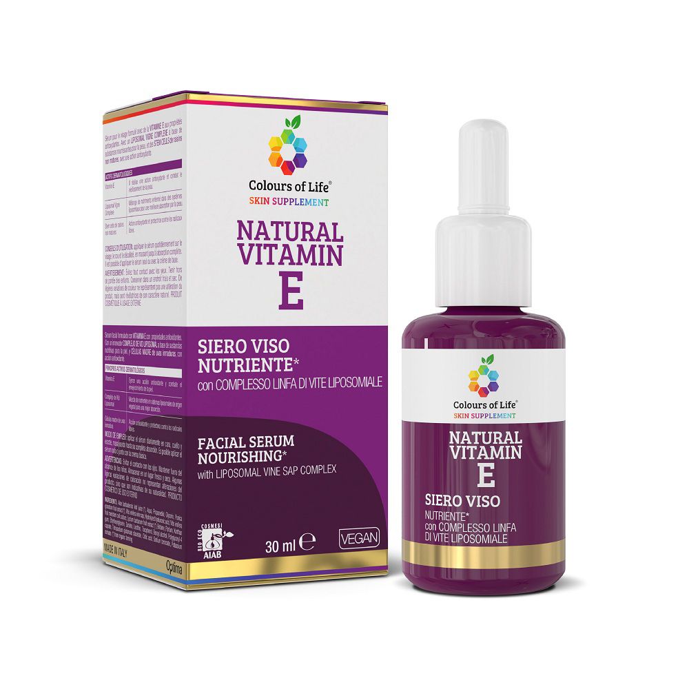 Colours of Life® Natural Vitamin E Siero Viso Nutriente 30 ml