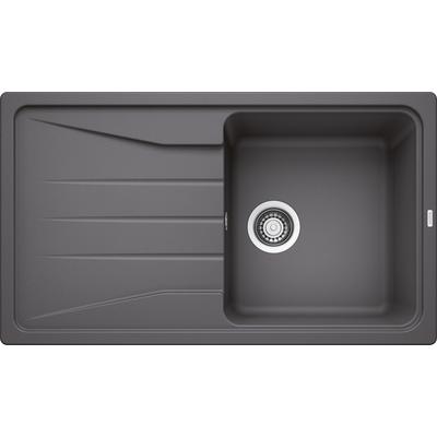 Granitspüle BLANCO "SONA 5 S", grau (felsgrau), B:86cm T:50cm, Verbundwerkstoff, Küchenspülen