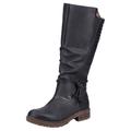 Winterstiefel RIEKER Gr. 42, Normalschaft, schwarz Damen Schuhe Winterstiefel