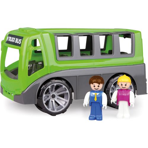 "Spielzeug-Bus LENA ""TRUXX Bus"" Spielzeugfahrzeuge grün (grün, grau) Kinder Spielzeugautos Spielzeugfahrzeuge inkl. 2 Spielfiguren; Made in Europe"