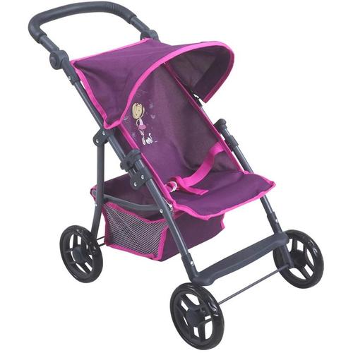 „Puppenbuggy KNORRTOYS „“Liba – Nici Miniclara““ Puppenwagen lila (miniclara) Kinder Puppenwagen -trage“
