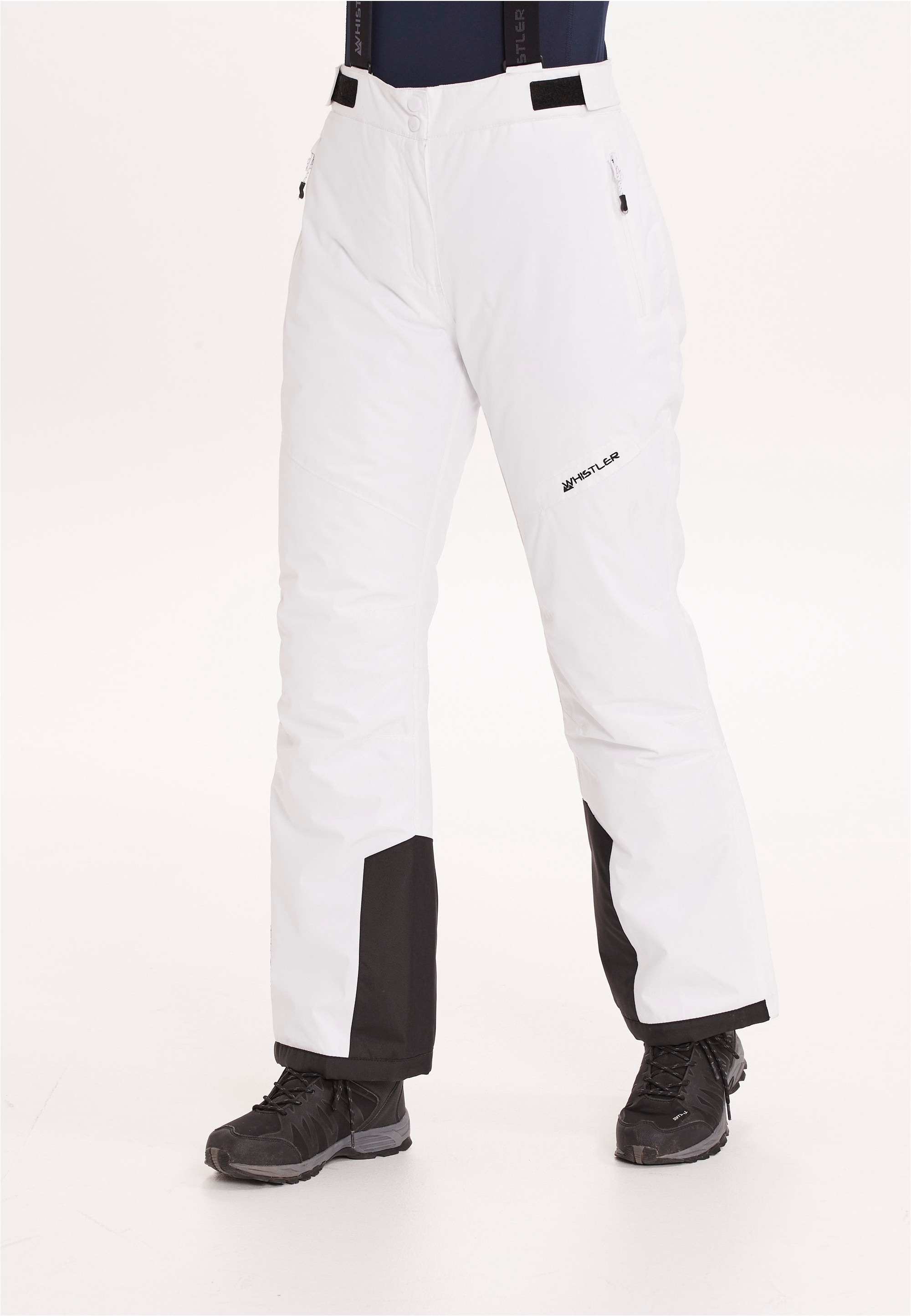 Skihose WHISTLER "Fairway", Damen, Gr. 36, EURO-Größen, weiß (weiß, weiß), 100% Polyester, unifarben, lang, Hosen, mit wasser- und winddichter Funktionsmembran Image