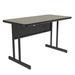 Correll, Inc. High-Pressure Office Work Station Desk Wood/Metal in Brown | 29 H x 48 W x 24 D in | Wayfair WS2448-54