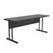 Correll, Inc. High-Pressure Office Work Station Desk Wood/Metal in Gray | 29 H x 60 W x 24 D in | Wayfair WS2460-55