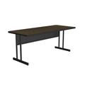 Correll, Inc. Correll 30"x60" Econoline Training & Computer Table, Medium Oak Melamine Top, Desk Height Office Work Station | Wayfair WS2460M-01