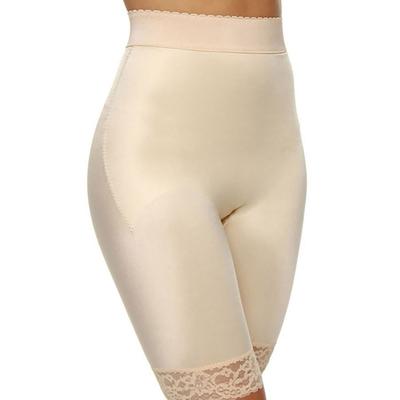 Rago Women's High Waist Every Day Comfort Light Shaper (Size 2X) Beige, Nylon,Spandex