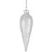 Northlight Seasonal 6.25" Clear Glass Winter Icicle Ornament Glass in Gray | 6.25 H x 2 W x 2 D in | Wayfair NORTHLIGHT GB94410