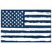 Oliver Gal Rocky Freedom Navy, Navy US Flag Modern Blue - Graphic Art on Canvas in White | 24 H x 36 W x 1.5 D in | Wayfair 14527_36x24_CANV_XHD